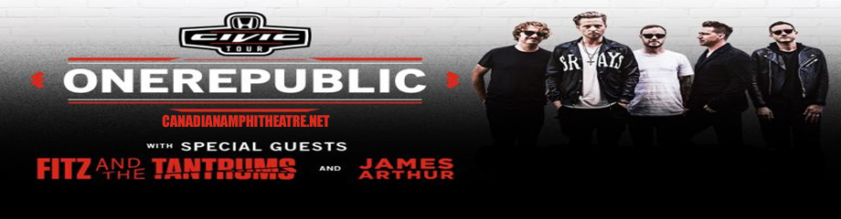 OneRepublic, Fitz and The Tantrums & James Arthur