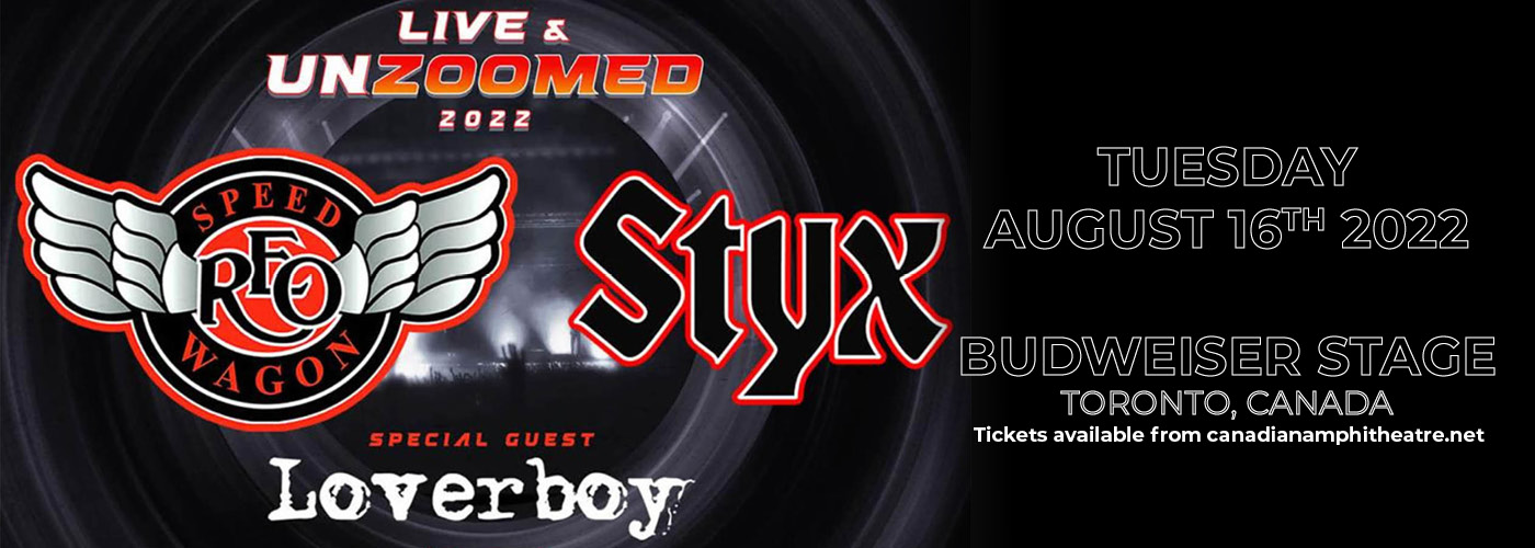 REO Speedwagon and Styx: Live and Unzoomed 2022 Tour