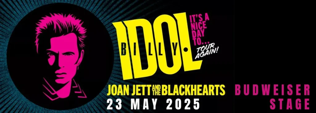 Billy Idol & Joan Jett and The Blackhearts at Budweiser Stage