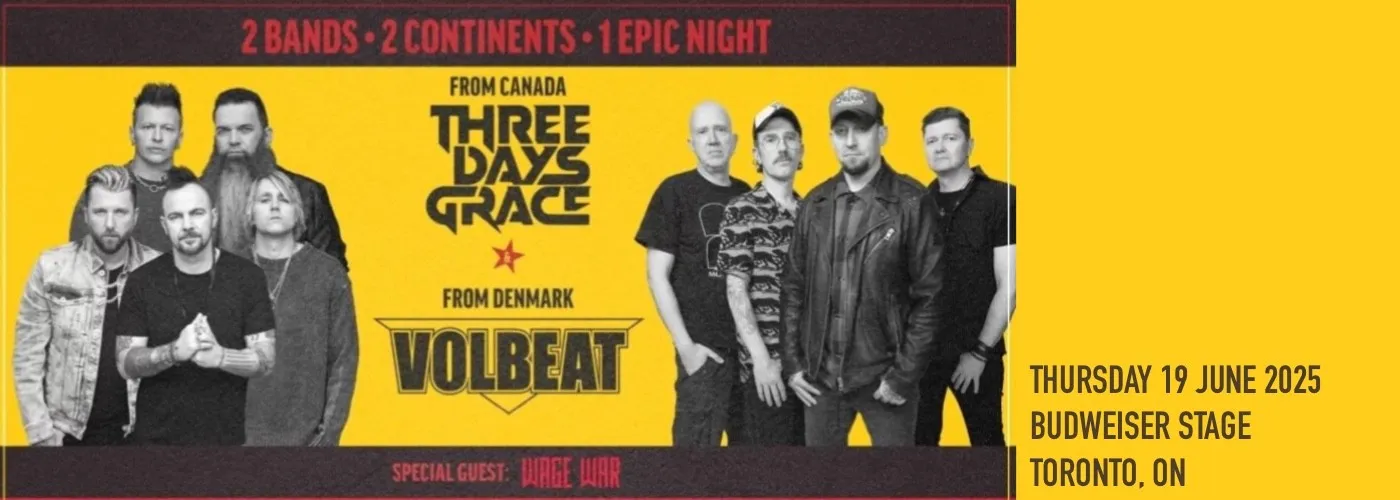 Volbeat, Three Days Grace & Wage War